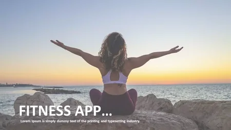 Fitness app Google Presentationsmall för nedladdning