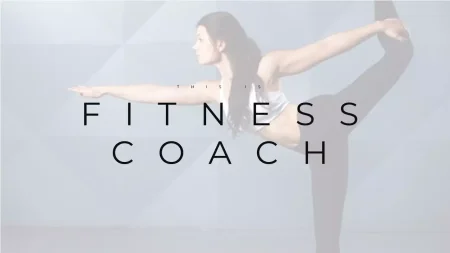 Fitnesscoach Google Presentaties-sjabloon om te downloaden