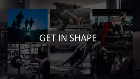 Get In Shape Google Slides template for download