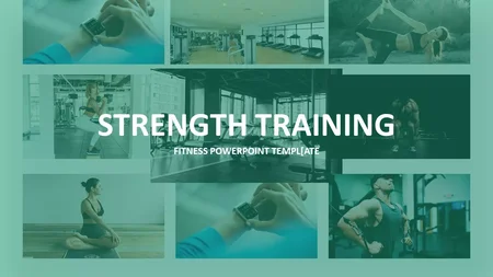 Strength Training Google Slides template for download