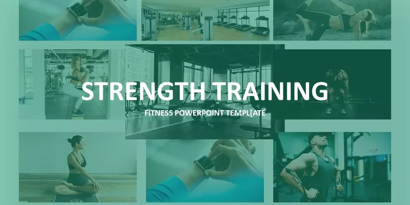 Strength Training presentation theme Strength Training Google Slides template for download