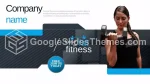 Fitness Treino Forte Feminino Tema Do Apresentações Google Slide 03