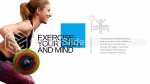 Fitness Kadınlar Güçlü Egzersiz Google Slaytlar Temaları Slide 12