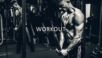 Workout Google Slides template for download