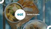 Ät italiensk mat Google Presentationsmall för nedladdning