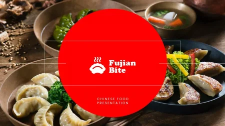 Fujian Bijt Google Presentaties-sjabloon om te downloaden