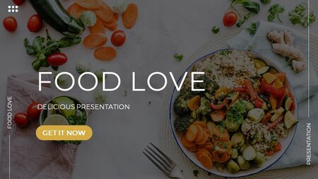 Liebe Restaurant Geschichte Google Präsentationen-Vorlage zum Herunterladen