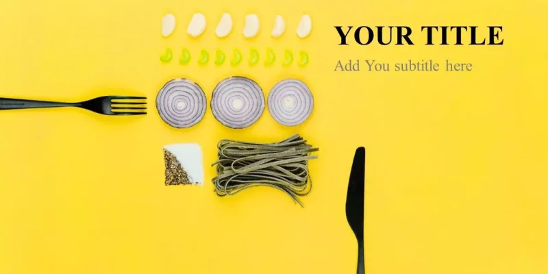 Modern Tasty Google Slides template for download