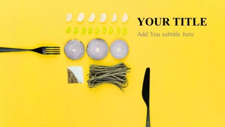 Modern Tasty Google Slides template for download