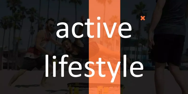 Active Lifestyle Google Slides template for download