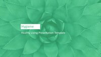 Hygiene Google Slides template for download