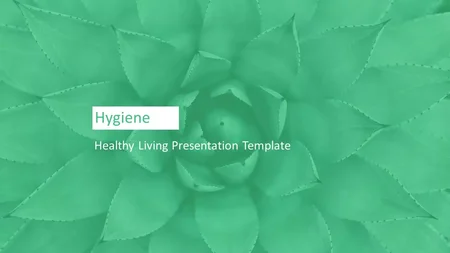 Hygiejne præsentationstema Hygiejne Google Slides skabelon for download