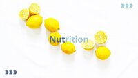 Nutrition Google Slides template for download