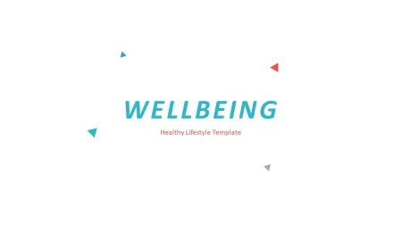 Wellbeing Google Slides template for download