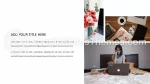 Escritório Em Casa Trabalho À Distância Tema Do Apresentações Google Slide 02