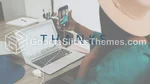 Escritório Em Casa Trabalho À Distância Tema Do Apresentações Google Slide 25