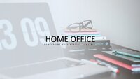 Home Office Google Slides template for download