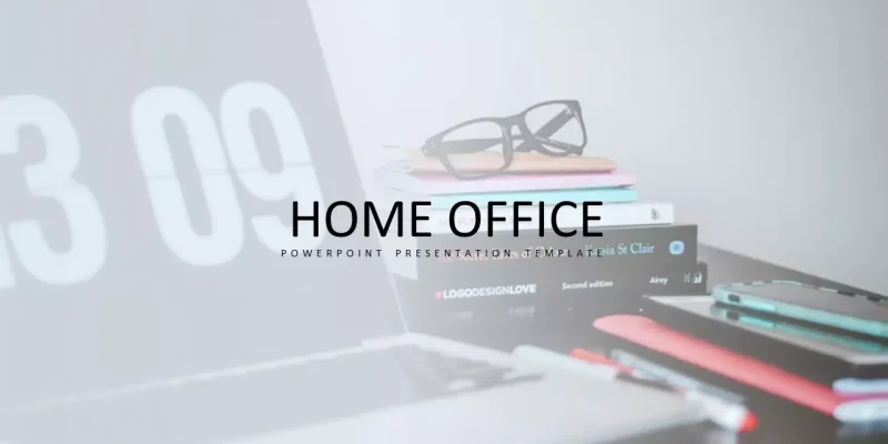 Home Office Google Slides template for download