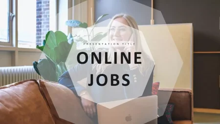 Online-Jobs Google Präsentationen-Vorlage zum Herunterladen