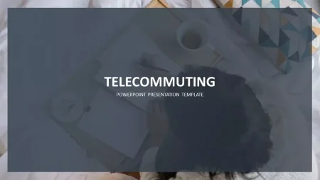 Telewerken Google Presentaties-sjabloon om te downloaden