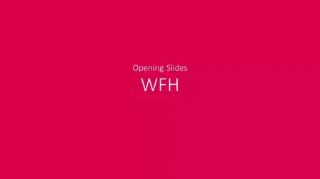 Werken vanuit huis Google Presentaties-sjabloon om te downloaden