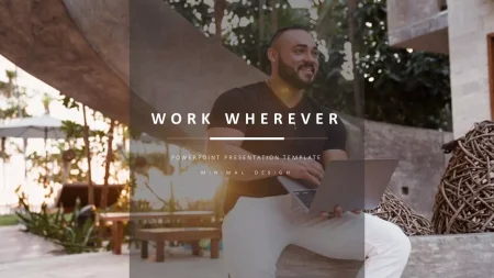 Werk op afstand Google Presentaties-sjabloon om te downloaden
