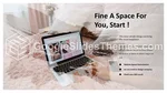 Escritório Em Casa Trabalhando Em Casa Tema Do Apresentações Google Slide 13