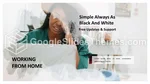 Escritório Em Casa Trabalhando Em Casa Tema Do Apresentações Google Slide 15