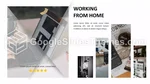 Escritório Em Casa Trabalhando Em Casa Tema Do Apresentações Google Slide 19