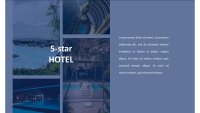 5-stjärnigt hotell Google Presentationsmall för nedladdning