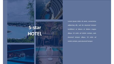 5 Sterne Hotel Google Präsentationen-Vorlage zum Herunterladen