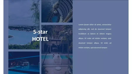 5 Star Hotel Google Slides template for download