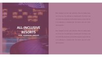 All Inclusive Resorts Google Presentaties-sjabloon om te downloaden