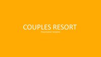 Couples Resort Google Slides template for download