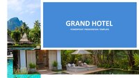 Grand Hotel Google Slides template for download