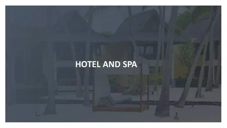 Hotel i spa temat prezentacji Hotel i spa Szablon Google Prezentacje do pobrania