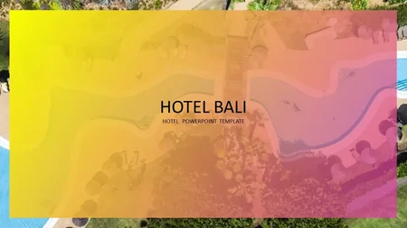 Bali Otel Sunum teması Bali Otel İndirmeye hazır Google Slaytlar şablonu