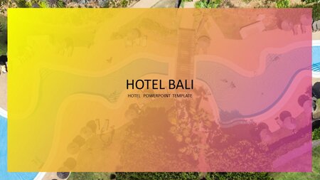 Hotel Bali Google Präsentationen-Vorlage zum Herunterladen