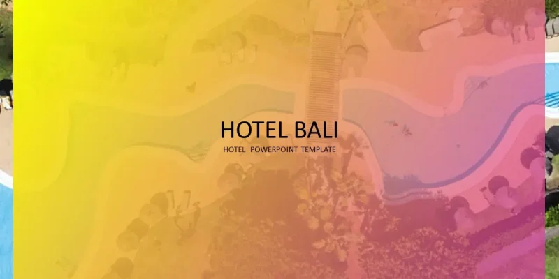 Hotel Bali Google Slides template for download