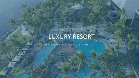 Resort de luxe Modèle Google Slides à télécharger
