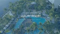 Luxury Resort Google Slides template for download