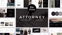 Attorney Google Slides template for download
