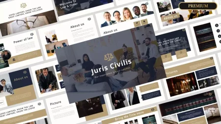 Corpus Juris Civilis Google Slides template for download