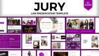 Jury Google Slides template for download