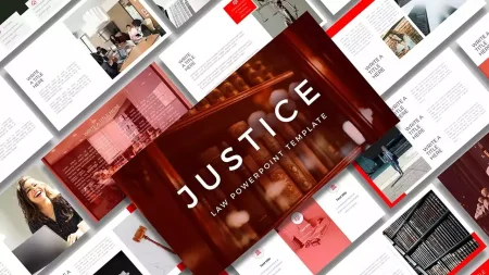 Justice Google Slides template for download