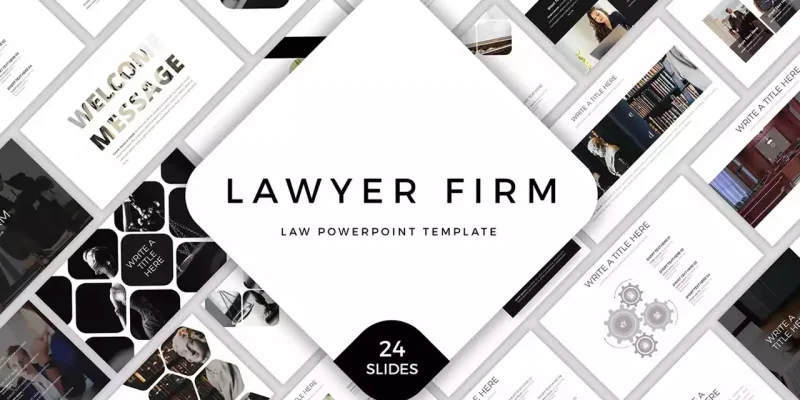 Law Firm Google Slides template for download
