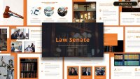 Lei do Senado Modelo do Apresentações Google para download