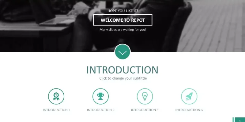 Agency Portfolio Google Slides template for download