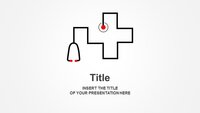 Infografik om kardiotryk Google Slides skabelon for download