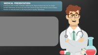 Cartoonbaan als dokter Google Presentaties-sjabloon om te downloaden
